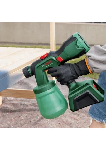 Bosch 0603208201 500 ml Kapasiteli Alttan Depolu Akülü Elektrikli Boya Tabancası