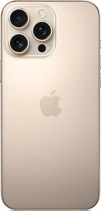 Apple iPhone 16 Pro Max 512 GB Hafıza 8 GB Ram 6.9 inç 48 MP Çift Hatlı OLED Ekran iOS Akıllı Cep Telefonu Çöl Titanyum