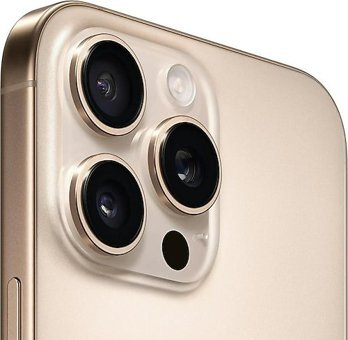 Apple iPhone 16 Pro Max 512 GB Hafıza 8 GB Ram 6.9 inç 48 MP Çift Hatlı OLED Ekran iOS Akıllı Cep Telefonu Çöl Titanyum