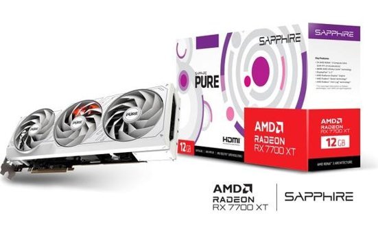 Sapphire Pure RX 7700 XT OC 12 GB GDDR6 PCI-Express 4.0 DirectX 12 Ultimate 3 Fanlı 192 Bit Masaüstü AMD Ekran Kartı