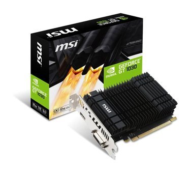 MSI GT 1030 OC 2 GB GDDR5 PCI-Express 3.0 DX 12 Fansız Fansız Soğutma 64 Bit Masaüstü NVIDIA Ekran Kartı