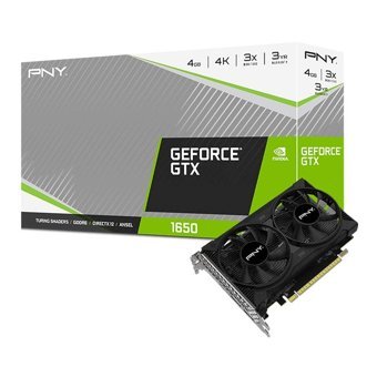 PNY GTX 1650 OC 4 GB GDDR6 PCI-Express 3.0 DX 12 2 Fanlı 128 Bit Masaüstü NVIDIA Ekran Kartı