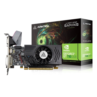 Arktek CYCLOPS GT 730 2 GB DDR3 PCI-Express 2.0 DirectX 11 1 Fanlı 128 Bit Masaüstü NVIDIA Ekran Kartı