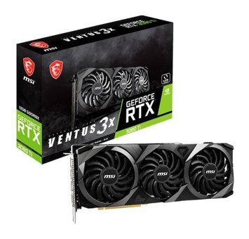 MSI Ventus 3X RTX 3080 Tİ 12 GB GDDR6X PCI-Express 4.0 DirectX 12 Ultimate 3 Fanlı 384 Bit Masaüstü NVIDIA Ekran Kartı