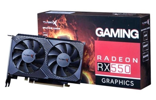 Turbox Arcade Hero M RX 550 4 GB GDDR5 PCI-Express 3.0 DX 12 2 Fanlı 128 Bit Masaüstü AMD Ekran Kartı
