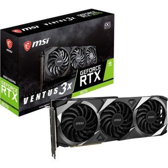 MSI Ventus 3X RTX 3070 OC 8 GB GDDR6 PCI-Express 4.0 DirectX 12 Ultimate 3 Fanlı 256 Bit Gaming NVIDIA Ekran Kartı