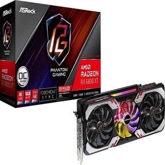 Asrock Phantom RX 6800 XT 16 GB GDDR6 PCI-Express 4.0 DirectX 12 Ultimate 2 Fanlı 256 Bit Gaming AMD Ekran Kartı