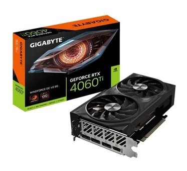 Gigabyte Windforce RTX 4060 Tİ 8 GB GDDR6 PCI-Express 4.0 DirectX 12 Ultimate 2 Fanlı 128 Bit Masaüstü NVIDIA Ekran Kartı
