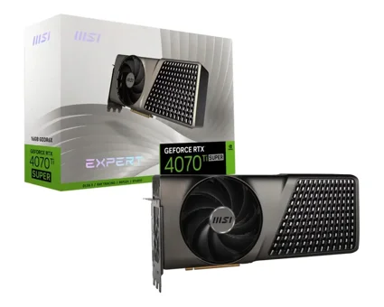 MSI EXPERT RTX 4070 Tİ Super 16 GB GDDR6X PCI-Express 4.0 DirectX 12 Ultimate 1 Fanlı 256 Bit Gaming NVIDIA Ekran Kartı
