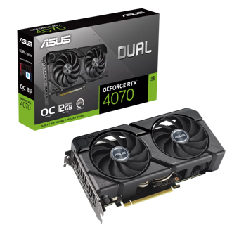 Asus Dual Evo RTX 4070 Super OC 12 GB GDDR6X PCI-Express 4.0 DirectX 12 Ultimate 2 Fanlı 192 Bit Gaming NVIDIA Ekran Kartı