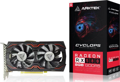 Arktek CYCLOPS RX 580 8 GB GDDR5 PCI-Express 3.0 DX 12 Crossfire 2 Fanlı 256 Bit Masaüstü AMD Ekran Kartı