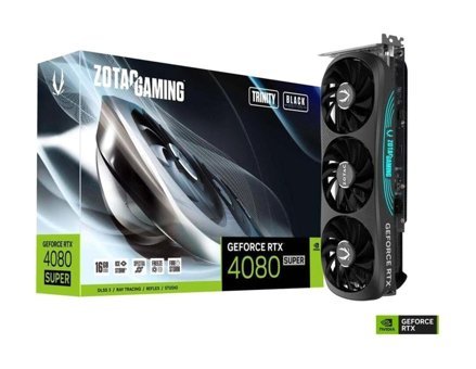 Zotac Trinity Black RTX 4080 Super 16 GB GDDR6X PCI-Express 4.0 DirectX 12 Ultimate 3 Fanlı 256 Bit Masaüstü NVIDIA Ekran Kartı