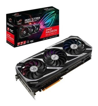 Asus ROG Strix RX 6700 XT OC 12 GB GDDR6 PCI-Express 4.0 DirectX 12 Ultimate 3 Fanlı 192 Bit Masaüstü AMD Ekran Kartı