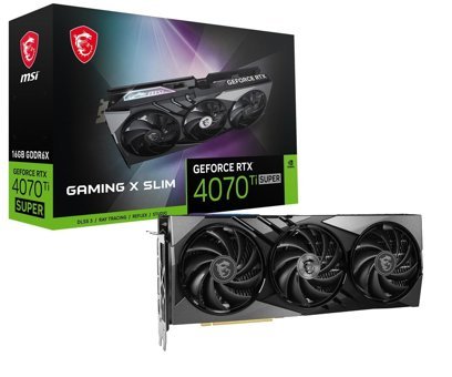 MSI Gaming X Slim RTX 4070 Tİ Super 16 GB GDDR6X PCI-Express 4.0 DirectX 12 Ultimate 3 Fanlı 256 Bit Gaming NVIDIA Ekran Kartı
