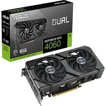 Asus Dual Evo RTX 4060 8 GB GDDR6 PCI-Express 4.0 DirectX 12 Ultimate 2 Fanlı 128 Bit Masaüstü NVIDIA Ekran Kartı