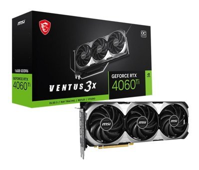 Msi Ventus 2X RTX 4060 Tİ OC 16 GB GDDR6 PCI-Express 4.0 DirectX 12 Ultimate 3 Fanlı 128 Bit Masaüstü NVIDIA Ekran Kartı
