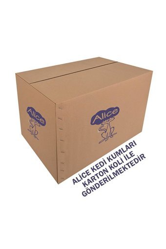 Alice Bebek Pudrası Kokulu Topaklanan İnce Taneli Bentonit Kedi Kumu 2x5 lt