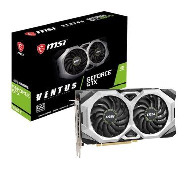 MSI Ventus GTX 1660 Tİ OC 6 GB GDDR6 PCI-Express 3.0 DX 12 2 Fanlı 192 Bit Masaüstü NVIDIA Ekran Kartı