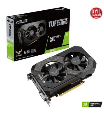 Asus TUF Gaming Evo GTX 1660 Tİ 6 GB GDDR6 PCI-Express 3.0 DX 12 2 Fanlı 192 Bit Masaüstü NVIDIA Ekran Kartı