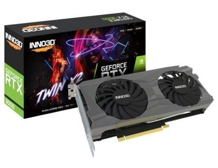 Inno3D Twin X2 RTX 3050 6 GB GDDR6 PCI-Express 4.0 DirectX 12 Ultimate 2 Fanlı 128 Bit Masaüstü NVIDIA Ekran Kartı
