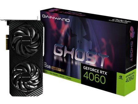 Gainward Ghost RTX 4060 OC 8 GB GDDR6 PCI-Express 4.0 DirectX 12 Ultimate 2 Fanlı 128 Bit Masaüstü NVIDIA Ekran Kartı