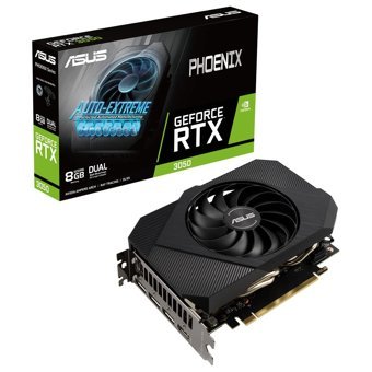 Asus Phoenix RTX 3050 OC 8 GB GDDR6 PCI-Express 4.0 DirectX 12 Ultimate 1 Fanlı 128 Bit Masaüstü NVIDIA Ekran Kartı