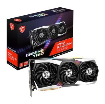 MSI Gaming Trio RX 6800 16 GB GDDR6 PCI-Express 4.0 DirectX 12 Ultimate 3 Fanlı 256 Bit Masaüstü AMD Ekran Kartı