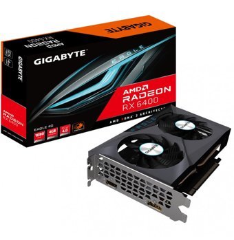 Gigabyte Eagle RX 6400 4 GB GDDR6 PCI-Express 4.0 DirectX 12 Ultimate Crossfire 2 Fanlı 64 Bit Masaüstü AMD Ekran Kartı