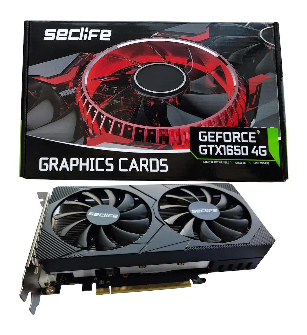 Seclife Dual GTX 1650 4 GB GDDR6 PCI-Express 3.0 DX 12 2 Fanlı 128 Bit Masaüstü NVIDIA Ekran Kartı