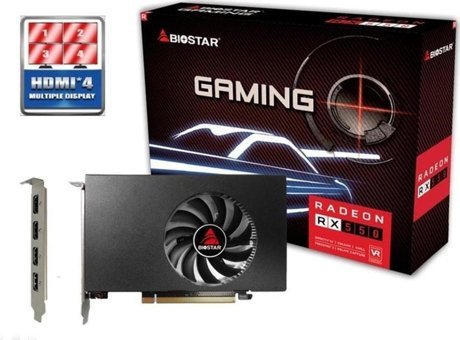 Biostar RX 550 4 GB GDDR5 PCI-Express 3.0 DX 12 1 Fanlı 128 Bit Masaüstü AMD Ekran Kartı