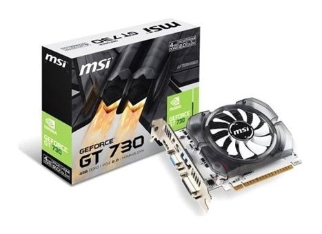 MSI GT 730 4 GB DDR3 PCI-Express 2.0 DirectX 11 1 Fanlı 128 Bit Masaüstü NVIDIA Ekran Kartı