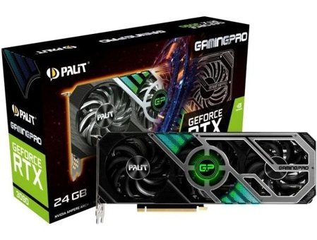 Palit Gamingpro RTX 3090 24 GB GDDR6X PCI-Express 4.0 DirectX 12 Ultimate 3 Fanlı 384 Bit Gaming NVIDIA Ekran Kartı