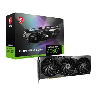 MSI Gaming X Slim RTX 4060 Tİ 16 GB GDDR6 PCI-Express 4.0 DirectX 12 Ultimate 3 Fanlı 128 Bit Masaüstü NVIDIA Ekran Kartı