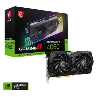 MSI Gaming X RTX 4060 8 GB GDDR6 PCI-Express 4.0 DirectX 12 Ultimate 2 Fanlı 128 Bit Masaüstü NVIDIA Ekran Kartı