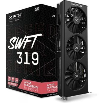 XFX Speedster SWFT 319 RX 6900 XT 16 GB GDDR6 PCI-Express 4.0 DirectX 12 Ultimate 3 Fanlı 256 Bit Masaüstü AMD Ekran Kartı