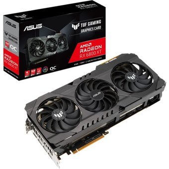 Asus TUF Gaming RX 6800 XT OC 16 GB GDDR6 PCI-Express 4.0 DirectX 12 Ultimate 3 Fanlı 256 Bit Gaming AMD Ekran Kartı