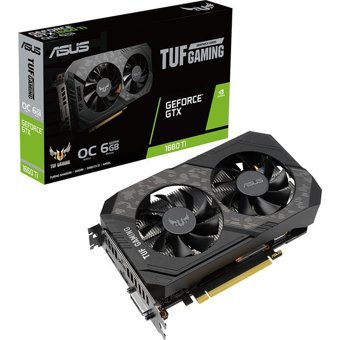 Asus TUF Gaming Evo GTX 1660 Tİ OC 6 GB GDDR6 PCI-Express 3.0 DX 12 2 Fanlı 192 Bit Masaüstü NVIDIA Ekran Kartı