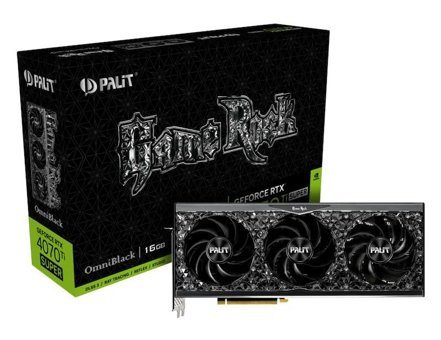 Palit Gamerock OmniBlack RTX 4070 Tİ Super OC 16 GB GDDR6X PCI-Express 4.0 DirectX 12 Ultimate 3 Fanlı 256 Bit Gaming NVIDIA Ekran Kartı