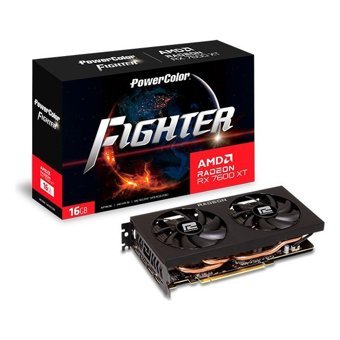 Powercolor Fighter RX 7600 XT 16 GB GDDR6 PCI-Express 4.0 DirectX 12 Ultimate 2 Fanlı 128 Bit Masaüstü AMD Ekran Kartı