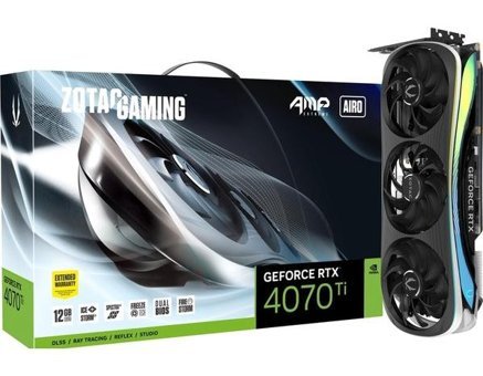 Zotac Extreme Airo RTX 4070 Tİ 12 GB GDDR6X PCI-Express 4.0 DirectX 12 Ultimate 3 Fanlı 192 Bit Gaming NVIDIA Ekran Kartı