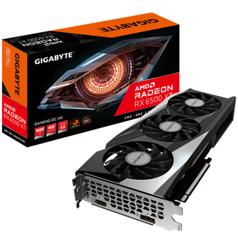 Gigabyte RX 6500 XT OC 4 GB GDDR6 PCI-Express 4.0 DirectX 12 Ultimate Crossfire 3 Fanlı 64 Bit Masaüstü AMD Ekran Kartı