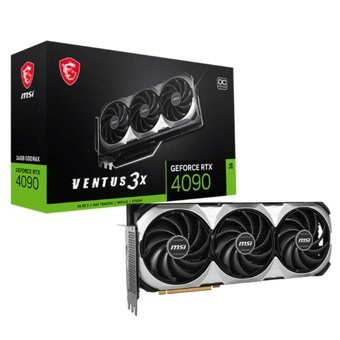 MSI Ventus 3X RTX 4090 OC 24 GB GDDR6X PCI-Express 4.0 DirectX 12 Ultimate 3 Fanlı 384 Bit Gaming NVIDIA Ekran Kartı