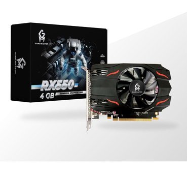 GM Game Master GM Game Master RX 550 4 GB GDDR5 PCI-Express 3.0 DX 12 1 Fanlı 128 Bit Masaüstü AMD Ekran Kartı