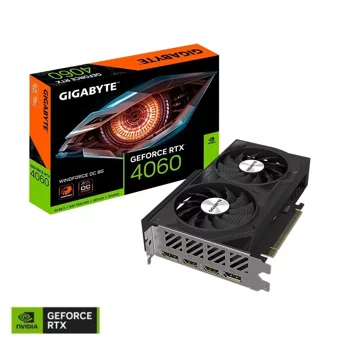 Gigabyte Windforce RTX 4060 OC 8 GB GDDR6 PCI-Express 4.0 DirectX 12 Ultimate 2 Fanlı 128 Bit Masaüstü NVIDIA Ekran Kartı