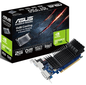 Asus GT 730 GT730-SL-2GD5-BRK 2 GB DDR3 PCI-Express 2.0 DirectX 11 Fansız Fansız Soğutma 128 Bit Masaüstü NVIDIA Ekran Kartı