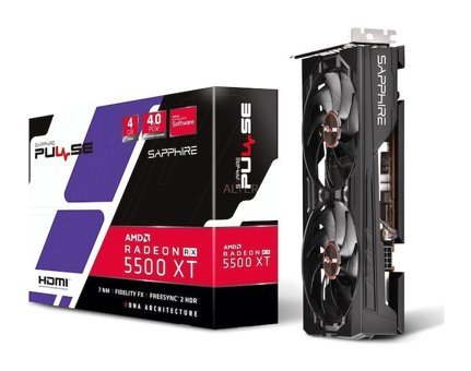Sapphire Pulse RX 5500 XT 4 GB GDDR6 PCI-Express 4.0 DX 12 2 Fanlı 128 Bit Masaüstü AMD Ekran Kartı