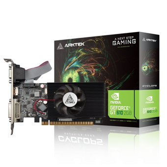 Arktek CYCLOPS GT 610 2 GB DDR3 PCI-Express 2.0 DirectX 11 1 Fanlı 64 Bit Masaüstü NVIDIA Ekran Kartı