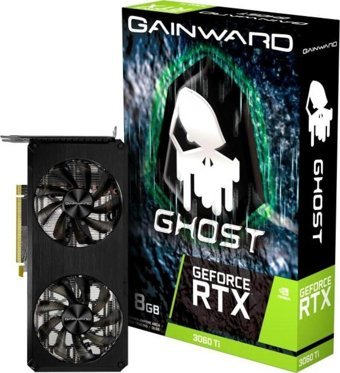 Gainward Ghost RTX 3060 Tİ 8 GB GDDR6 PCI-Express 4.0 DirectX 12 Ultimate 2 Fanlı 256 Bit Masaüstü NVIDIA Ekran Kartı
