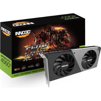 Inno3D Twin X2 RTX 4060 Tİ OC 16 GB GDDR6 PCI-Express 4.0 DirectX 12 Ultimate 2 Fanlı 128 Bit Masaüstü NVIDIA Ekran Kartı