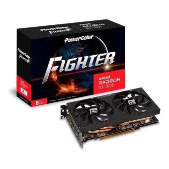 Powercolor Fighter RX 7600 8 GB GDDR6 PCI-Express 4.0 DirectX 12 Ultimate 2 Fanlı 128 Bit Gaming AMD Ekran Kartı